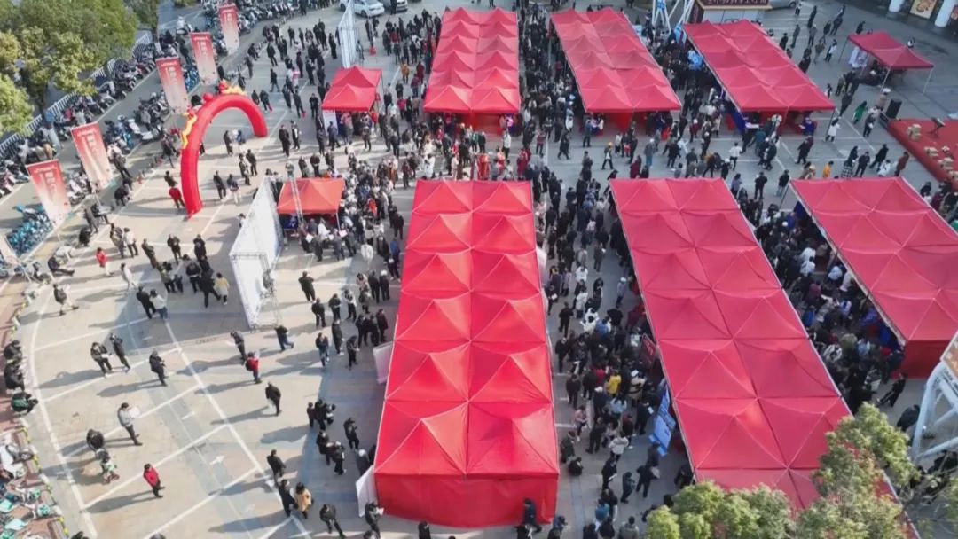 【锦绣中国年·徽风皖韵】安徽：“春风”送岗助就业精准服务助发展(图1)