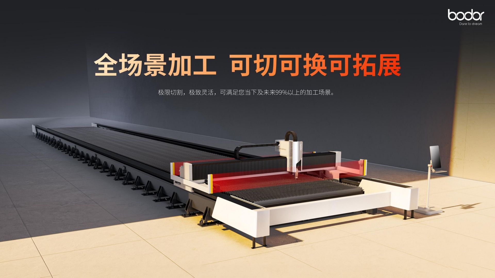 满足99%以上的加工场景邦德激光切割机如何做到“可切可换可拓展”？(图1)