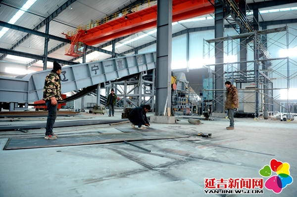 延吉项目建设不等闲全州最大钢铁加工企业年底试生产(图1)
