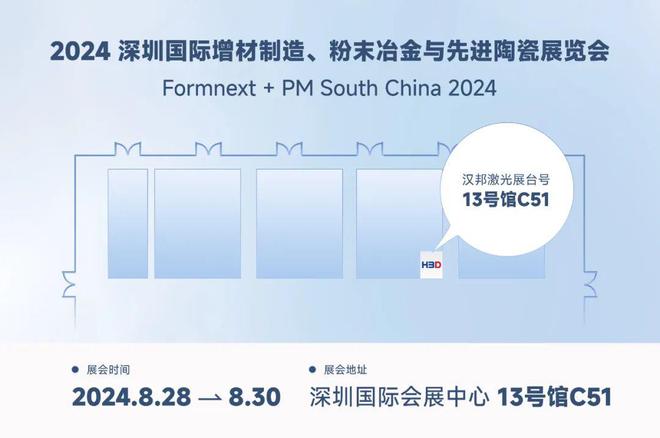 “生产+物流+加工”一体化金属3D打印解决方案｜汉邦激光2024Formnext看点(图1)