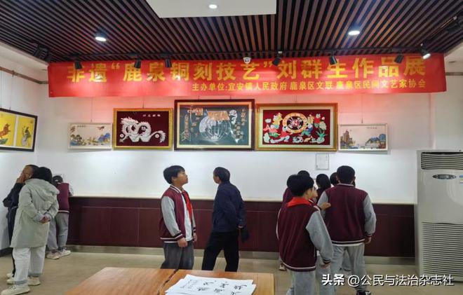 石家庄市鹿泉区举办非遗铜刻技艺作品展(图2)