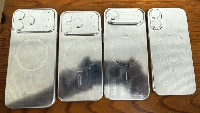 折叠屏iPhone、iPhone18Pro金属机模曝光外观设计彻底没悬念(图1)